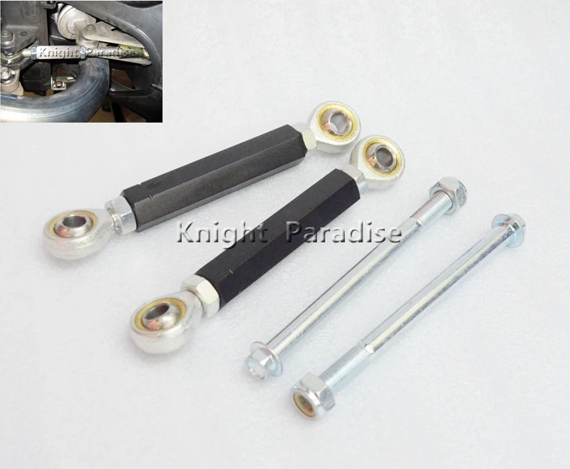 Motorcycle Rear Adjustable Lowering Suspension Drop Links Kit Lowering