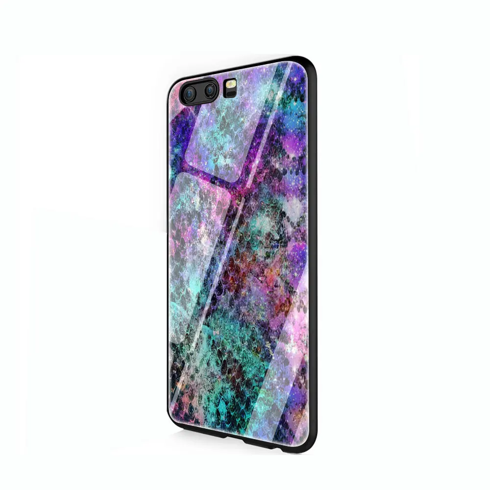G9 Покрытие из закаленного стекла змеиной кожи чехол для Huawei P10 P20 P30 mate 20 Honor 9 10 Lite Pro 7A 8X P Smart - Цвет: G9