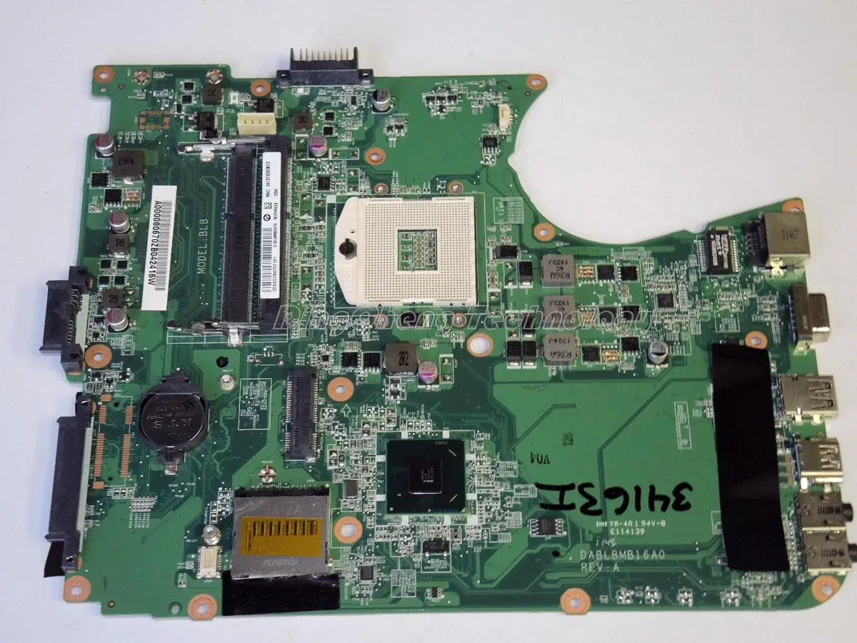 

Laptop Motherboard For Toshiba Satellite L755 L750 A000080670 DA0BLBMB6F0 HM65 DDR3 integrated graphics card