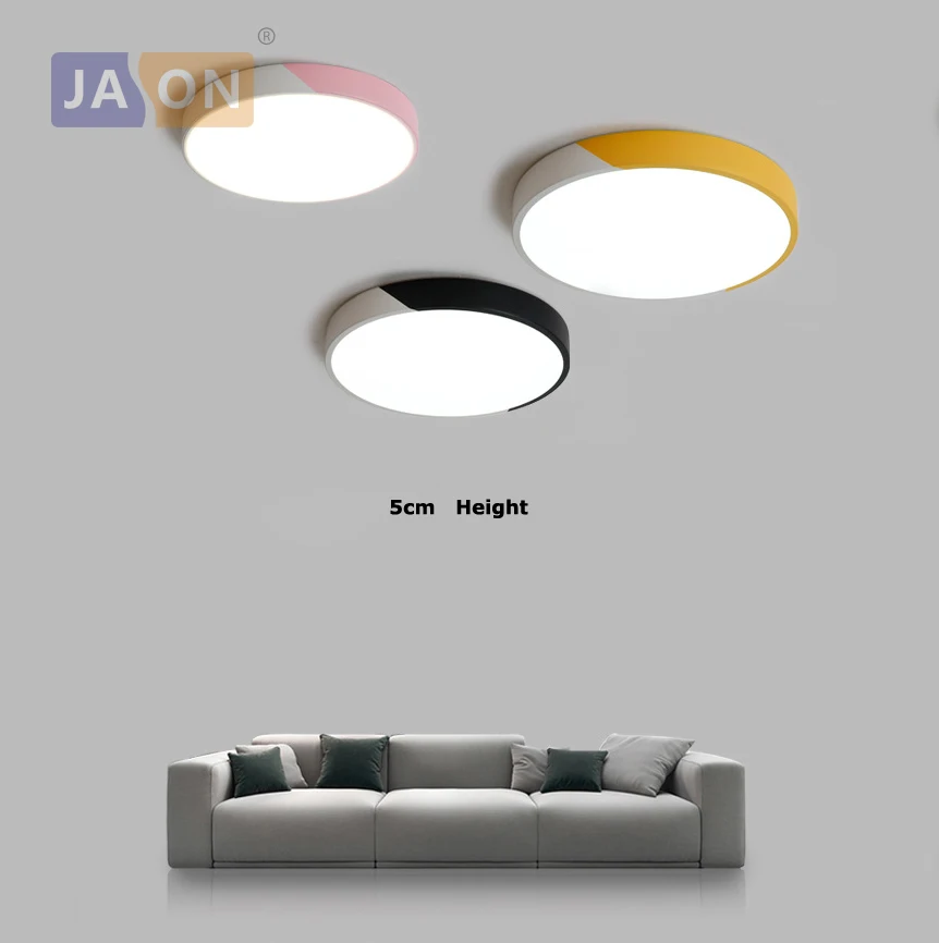 

LED Modern Iron Acryl Colorized 5cm Thin LED Lamp.LED Light.Ceiling Lights.LED Ceiling Light. Ceiling Lamp For Foyer