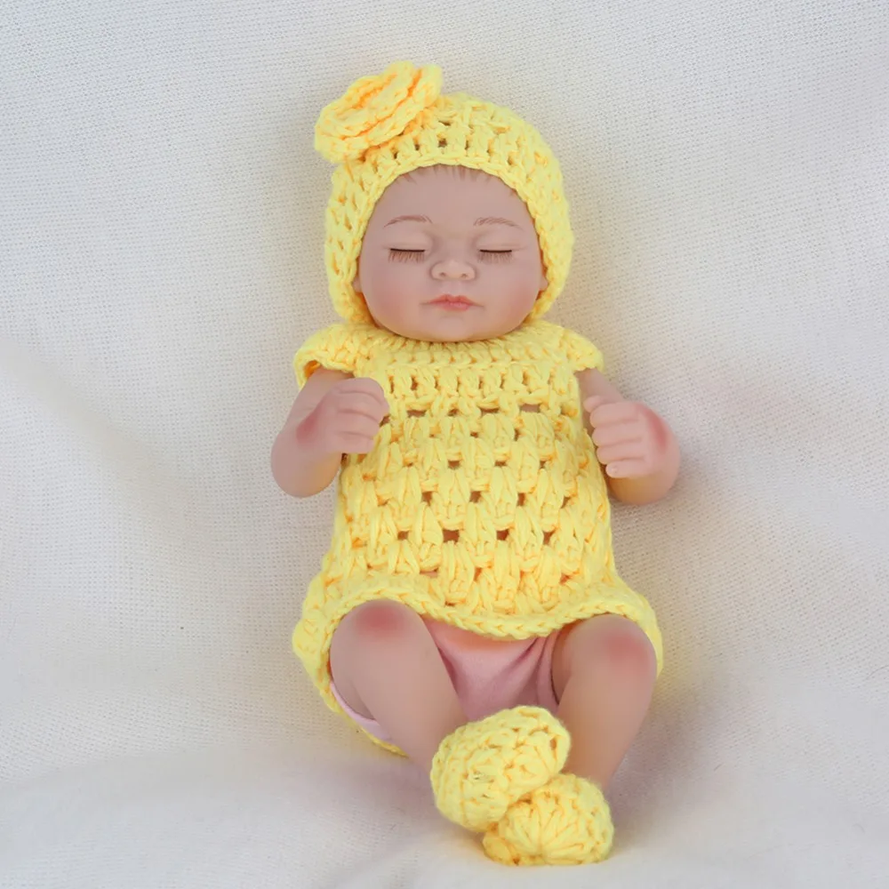 NPKDOLL 28 см bebe Кукла Новорожденный с мягким силиконовым телом для девочек дешевле