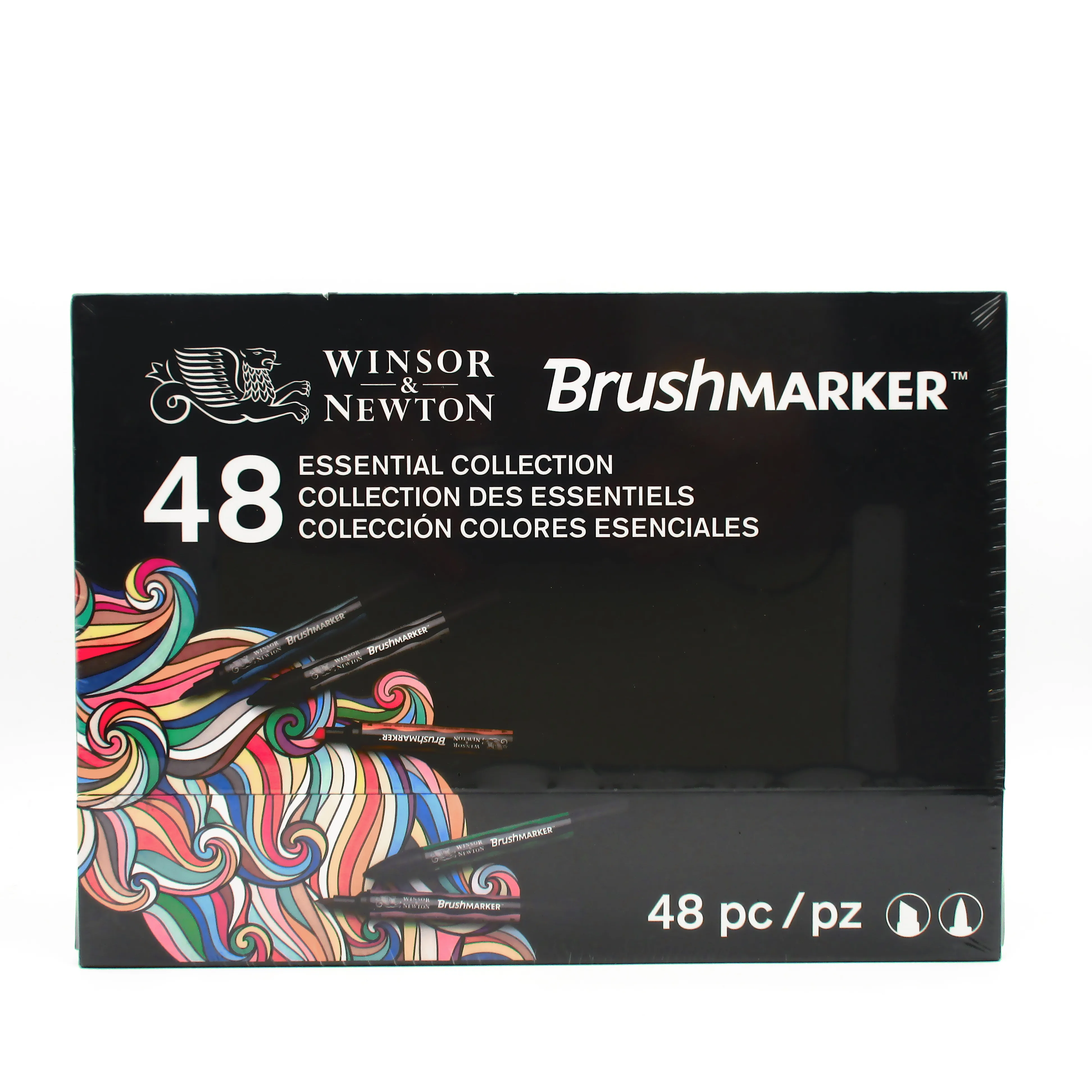 

Winsor & Newton Brushmarker 48 Colors Essential Collection Markers Set
