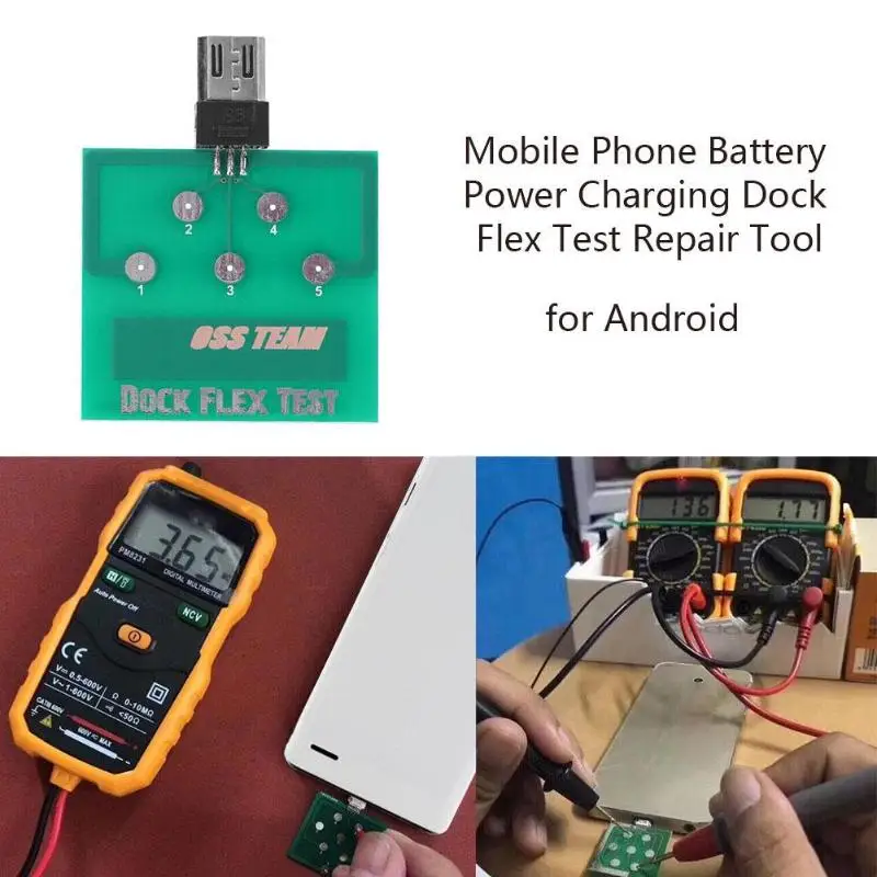 Alloet Professional Mobile Phone Battery Power Charging Dock Flex dock plug detectionTest Repair To