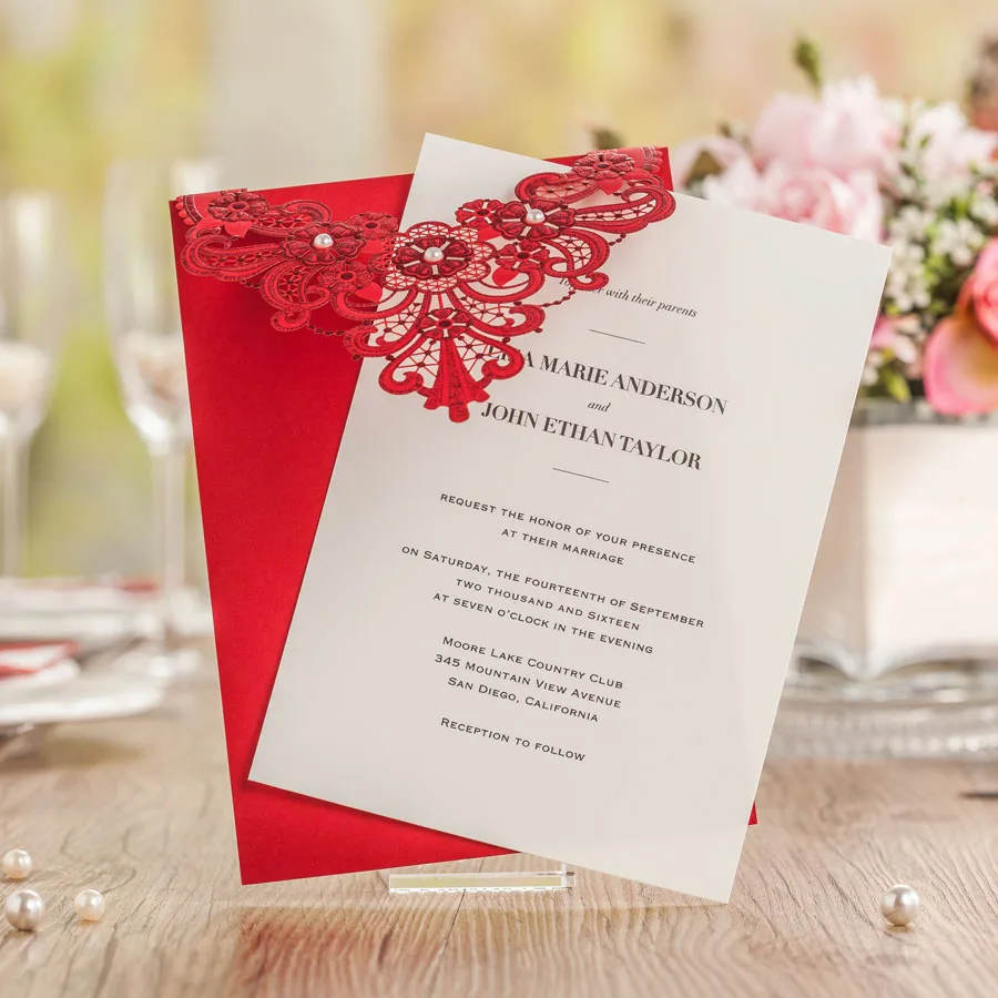 Asian Wedding Invitations Designs