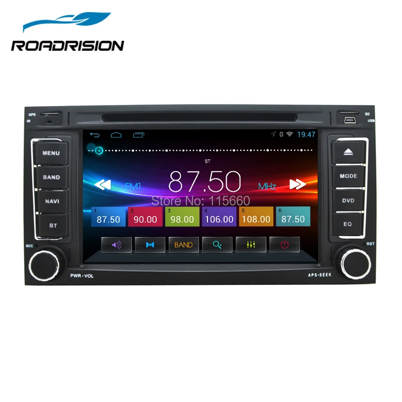 RoadRision Android 6,0 2din автомобильный DVD gps навигатор для VW Touareg T5 Multivan Авторадио Стерео indash головное устройство с canbus wifi