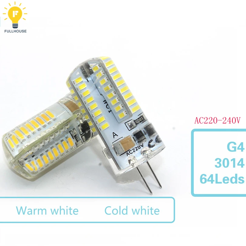 Низкая цена g4 светодиодные лампы SMD 2835 3014 G4 G9 Галогенные 3 Вт 7 9 10 12 AC220V кукурузные В