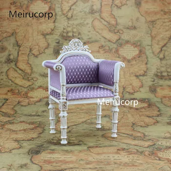 

Dolls Furniture 1:6 scale Luxuriant Handmade white Chair