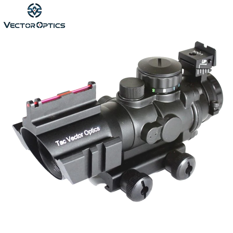 Тактическая Оптика 4x32 компактный прицел для винтовки оружия ACOG .223 3 цвета с