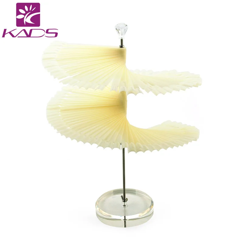 

KADS 120 Color Clear Nail Art Salon whirl Display Stand Color Display Sticks for Manicuries Nail Tool