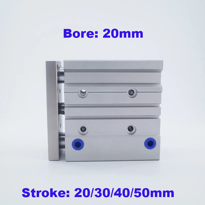 

GOGO ATC Bore 20mm stroke 20/30/40/50mm compact guide cylinder MGPM Slide bearing/MGPL Ball bushing guided hydraulic cylinders