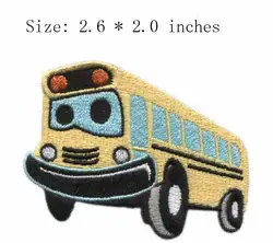 Школьный автобус вышивка патч 2.6 "широкий/двигателя lodge/ручной работы/трафика инструменты