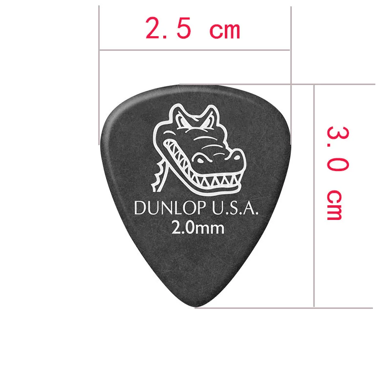 6 шт. медиатор для гитары Dunlop Gator Grip 0 58/0 71/0 96/1 14/1 50/2 мм|Детали и аксессуары гитар| |