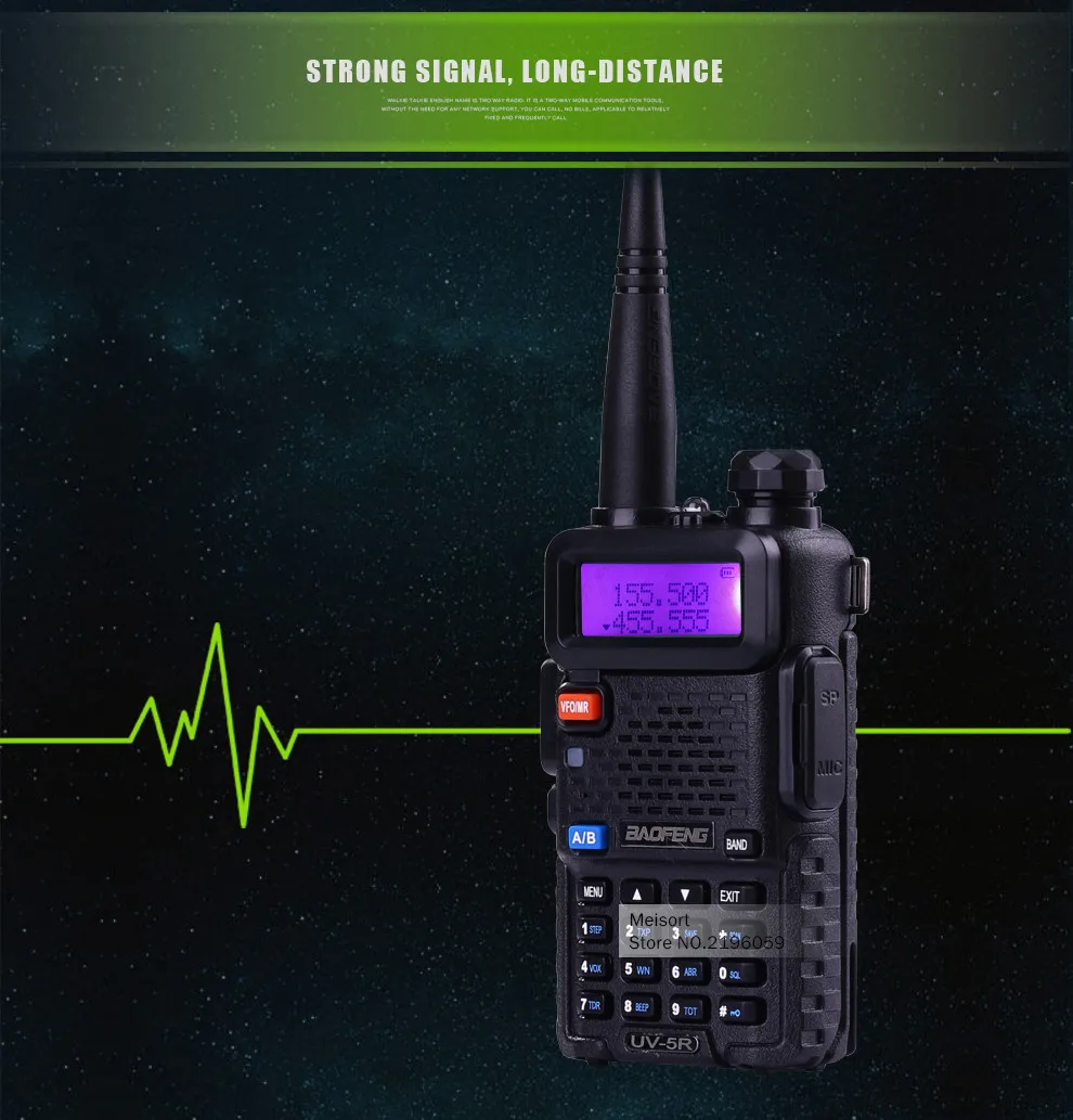 4 unids baofeng uv5r 5 w doble banda vhf uhf jamón cb radio portátil walkie  talkies con auricular de radio comunicador transceptor de hf en Walkie  Talkie de Teléfonos y Telecomunicaciones