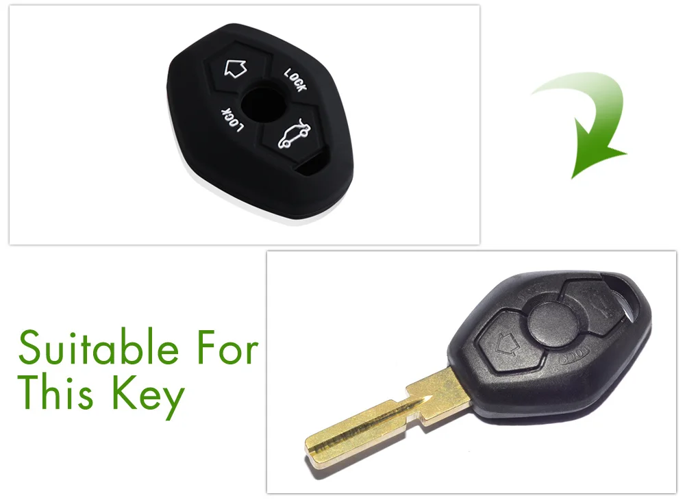 AndyGo автомобильный Силиконовый ключ, умный чехол для ключей для Ford Fiesta Focus 3 4 MK3 MK4 Mondeo Ecosport Kuga Focus ST