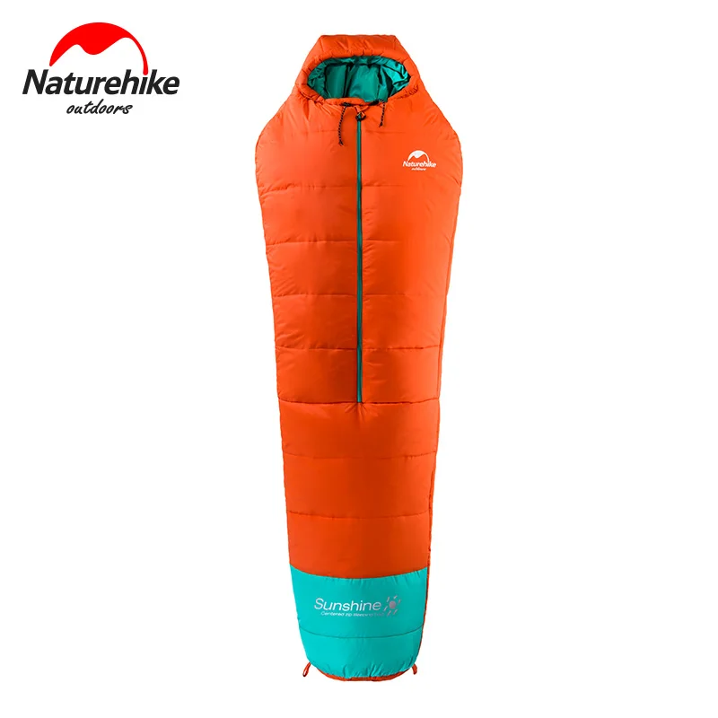 Naturehike NH17S013-D Mummy Cotton Sleeping Bag Middle Zipper With Compression Pack for Backpacking Hiking Camping Naturehike NH17S013-D Mummy Cotton Sleeping Bag Middle Zipper With Compression Pack for Backpacking Hiking Camping