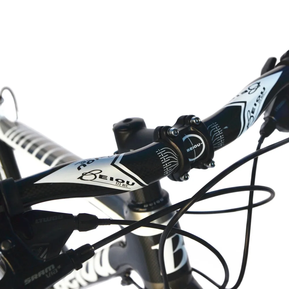 Sale BEIOU 2016 Carbon Comfortable Bicycles 700C Road Bike LTWOO 2*10 Speed  S R A M  Brake Complete 18.3 lb Hybrid Bike Fiber CB012 22