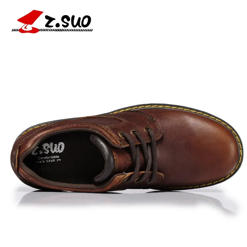Casual uomo mucca Autunno Primavera fatti In a vera in da Piatti Confortevole marrone Z pelle Moda Scarpe mano Suo Nero gomma Lacci aAnqI