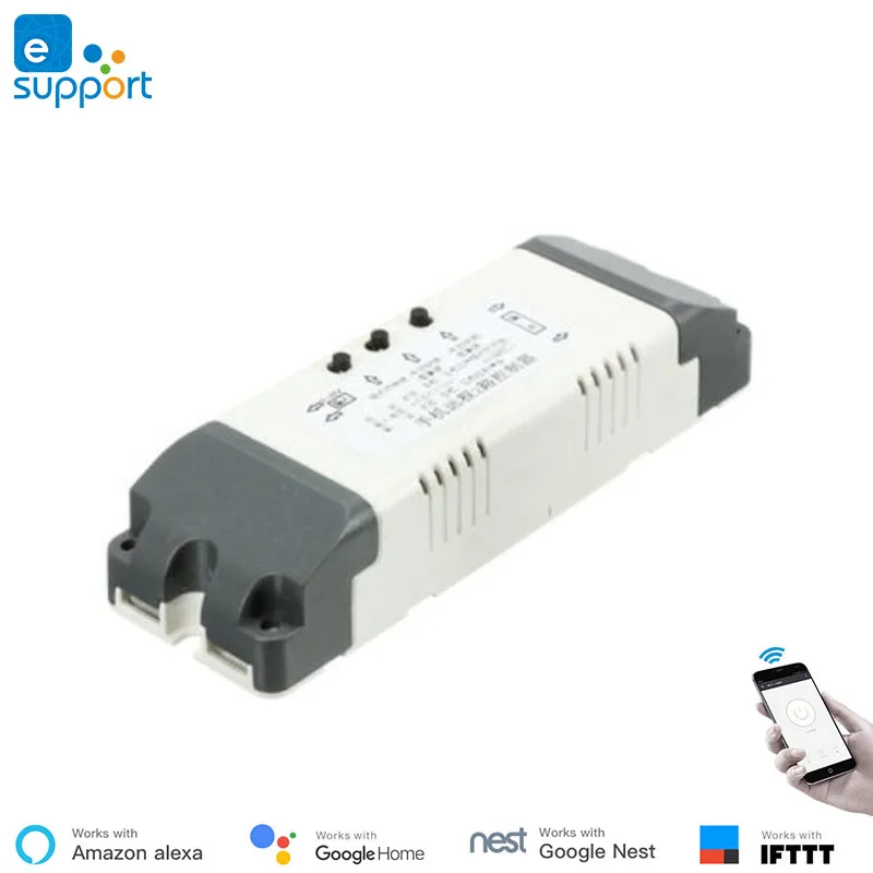 Система домашней автоматизации 2 wifi реле канала с RF433 пульт дистанционного управления мотором wifi переключатель alexa совместимый - Комплект: 90-250V WiFi only