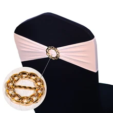 Шаблон металлической пряжкой Weddding стул створки для свадьбы отель председатель украшения от фабрики Китая Свадьба Председатель Лук