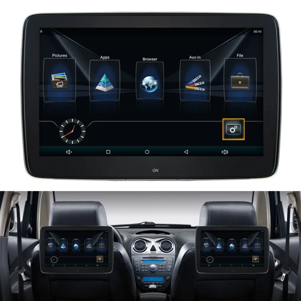 

11'' Ultra-thin Touch Screen Android Headrest Player for Benz