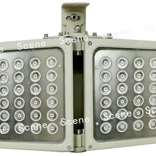 850nm 740nm 940nm 108 ВТ ИК-осветитель, инфракрасная лампа, невидимый ИК свет с Алюминий материалом и ночного видения источников света