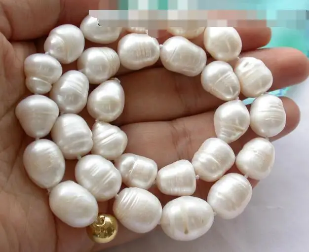 

song voge gem nanJ1904 white rice freshwater pearl necklace magnet
