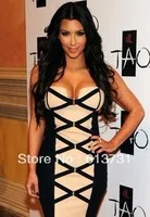 2012 designer kim kardashian dresses Bandage Dresses mini Evening Dresses For Sale BD005