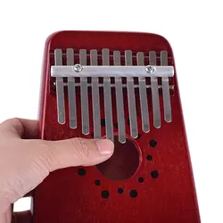 Калимба Mbira игрушечное пианино 10 ключи твердая древесина палец музыкальный масштаб фортепиано, музыка, книги с Сумка для транспортировки