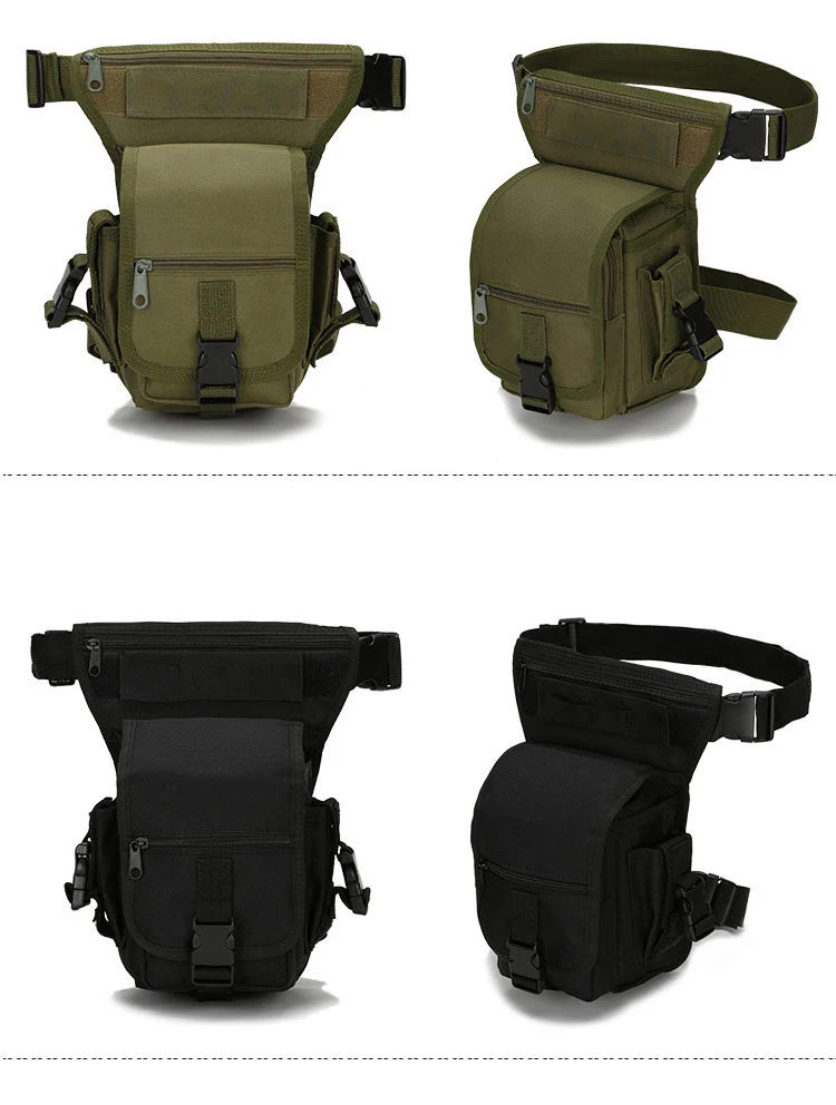 Военная поясная сумка, тактика оружия, сумка для езды на ногах для мужчин, водонепроницаемая, с откидывающимся ремнем YB25