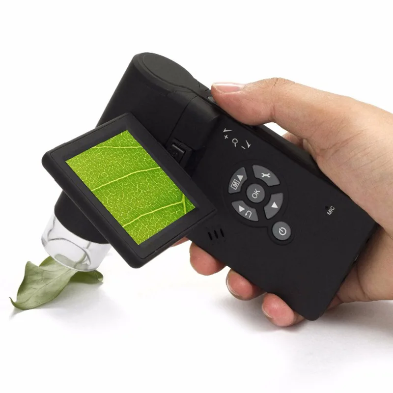 

1200X Professional Handheld Digital Microscope 5.0MP 3 inch LCD Display USB SD Card Photo/Video Measurement