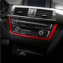 Хромированная Автомобильная панель управления, декоративная накладка, аксессуары для BMW 3, 4 серии, 3GT, F30, F31, F32, F34, F36, 2013