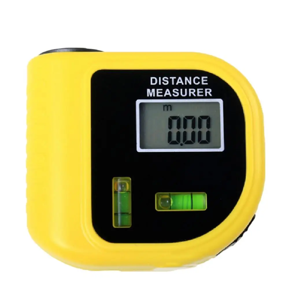 

Laser 0.5-18m Infrared Laser Level Distance Meter Ultrasonic Digital Tape Measure Range Finder Handheld Measuring Tool