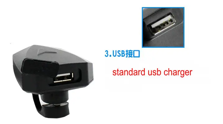 Best USB charger 36-100v 2A for electric bike scooter conversion installed on handlebar WATERPROOF cellphone charger fast charger 2