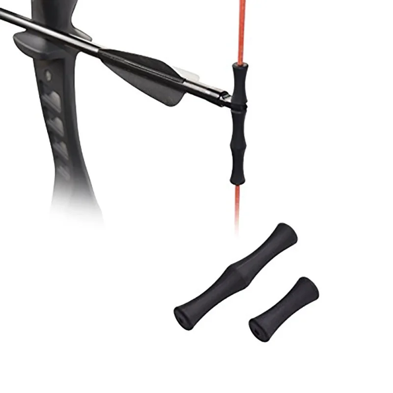 1 Set Hunting Archery Target Recurve Bowstring Finger Guard Sever Soft Silicon Bow String Protector Gear Outdoor Shooting New