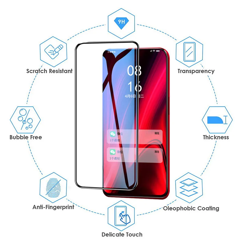 2 в 1 закаленное стекло для Xiaomi Redmi K20 K20pro Защитное экрана Red mi K 20 plus pro пленка