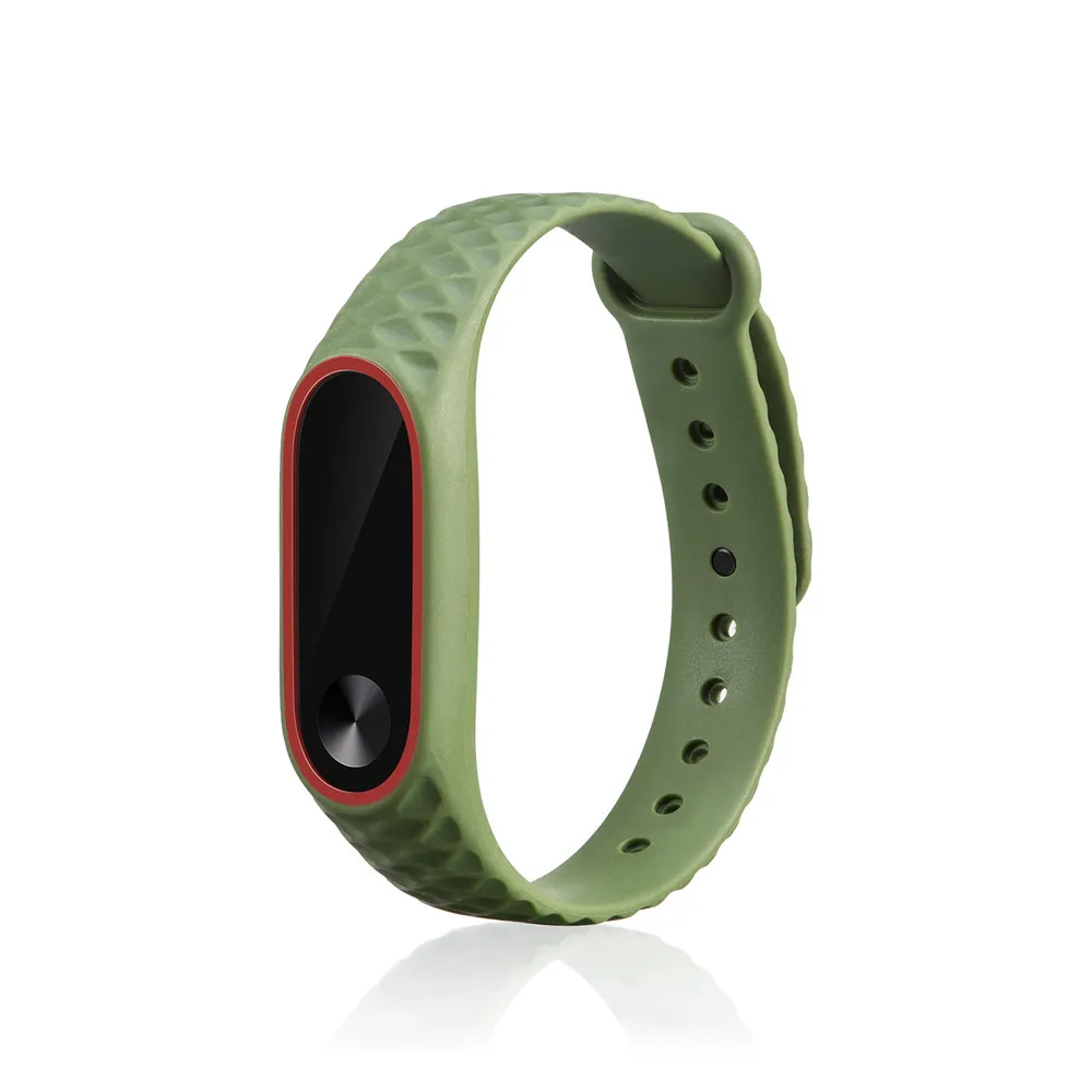 Сменный силиконовый браслет для Xiaomi Mi ремешок на запястье Band 2 оптовый