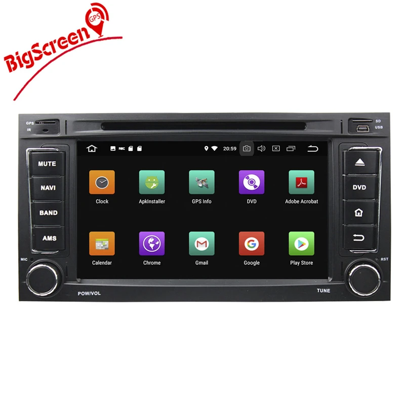 Perfect Octa Core Android 8.0 2 din 7 inch Car DVD For VW Touareg Multivan T5 2004-2011 GPS 4G Radio RDS Steering wheel Canbus 4