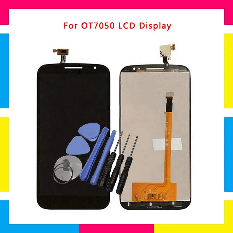 

LCD Display Screen With Touch Screen Digitizer Assembly For Alcatel One Touch Go Play OT7050 Replacement