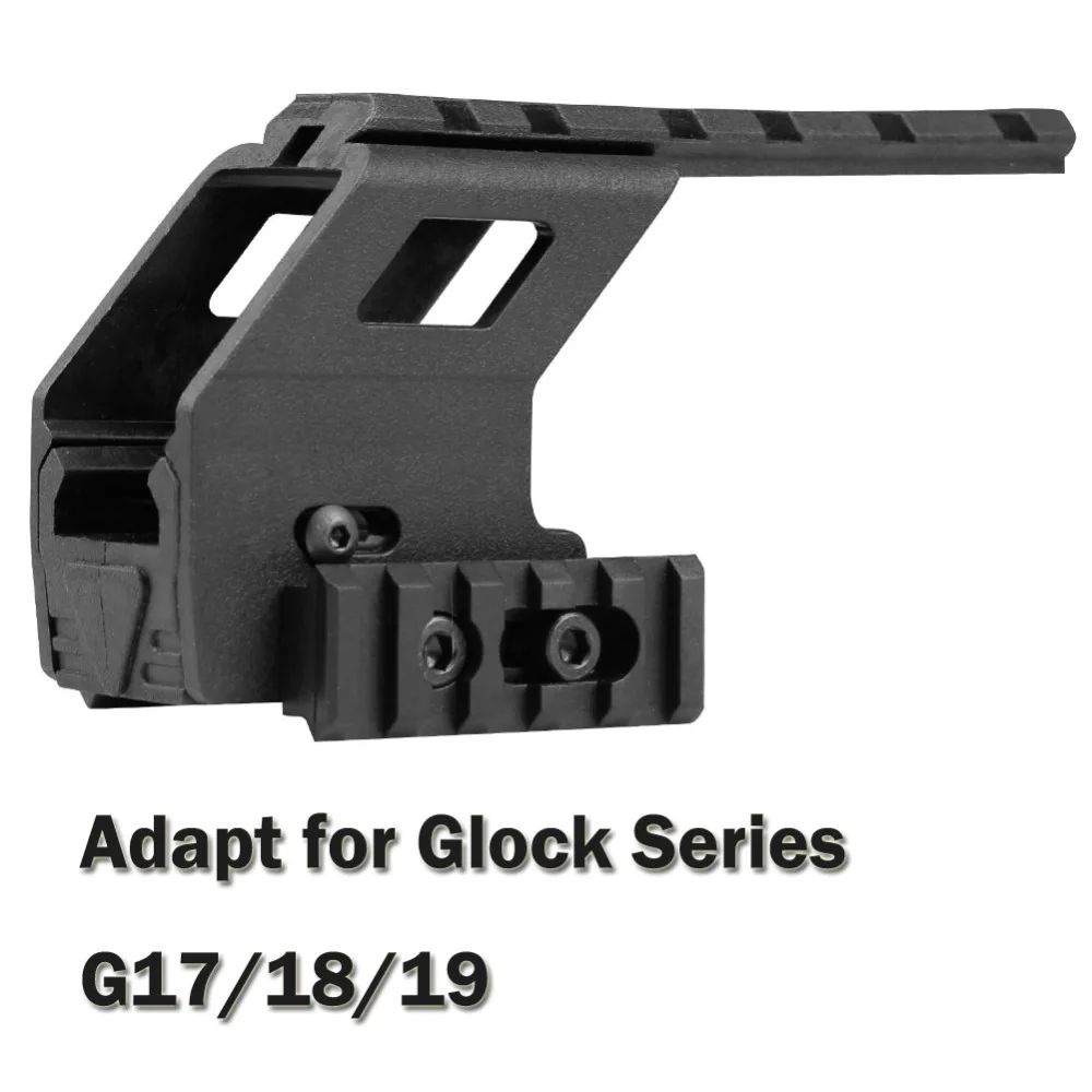 

Tactical Equipment Pistol Carbine Kit Glock Rail Base System Gun Adapter Mount fit Glock Series G17 18 19 Hunting Accessoriess