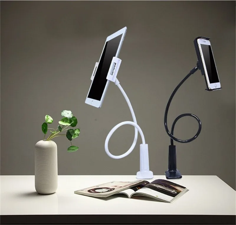 Portefeuille Gooseneck Flexible Long Arm Lazy Bracket Phone Holder Cellphone Stand Clip For iPad mini Tablet 360 Degree Rotating (4)