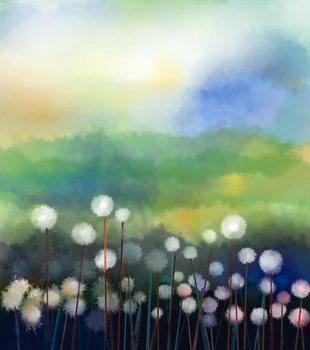 

Dandelion Photography Filming Photobooth Banner Backdrop Scenery Custom Photo Portrait Studios Background Watercolor Backdrop