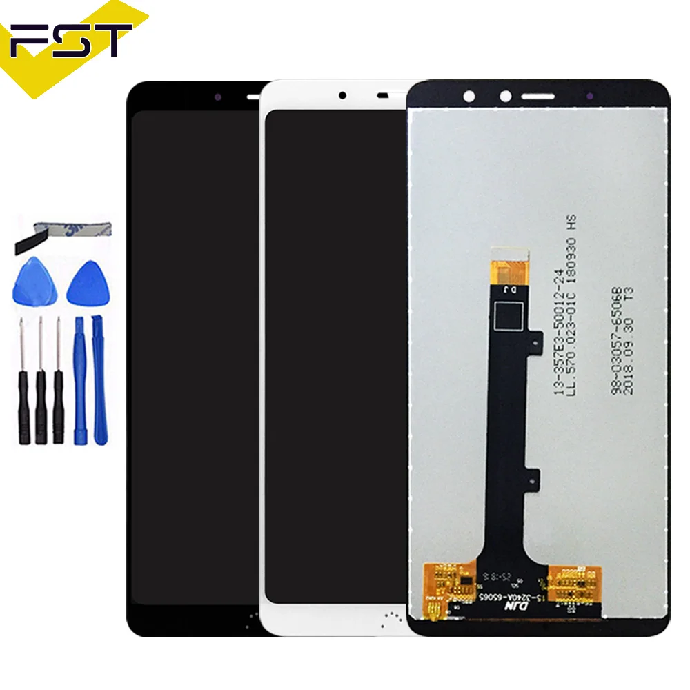 Черный/белый для BQ Aquaris X2/X2 Pro ЖК-дисплей+ кодирующий преобразователь сенсорного экрана в сборе с рамкой для BQ X2 запасные части+ Инструменты