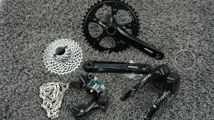 SRAM FORCE 1 11s 1x11s дорожный велосипед группа S350 Cranket 44T 170 \ 172 5 мм 11 32T рычаг переключения