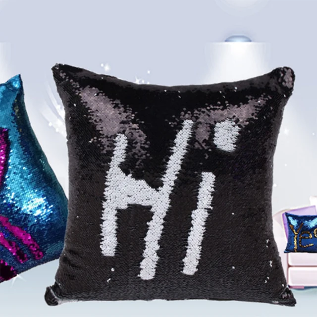40*40 cm Reversibile Della Sirena di Paillettes Coperte e Plaid Cuscino copre Fo 40*40 cm Reversibile Della Sirena di Paillettes Coperte e Plaid Cuscino copre Fo