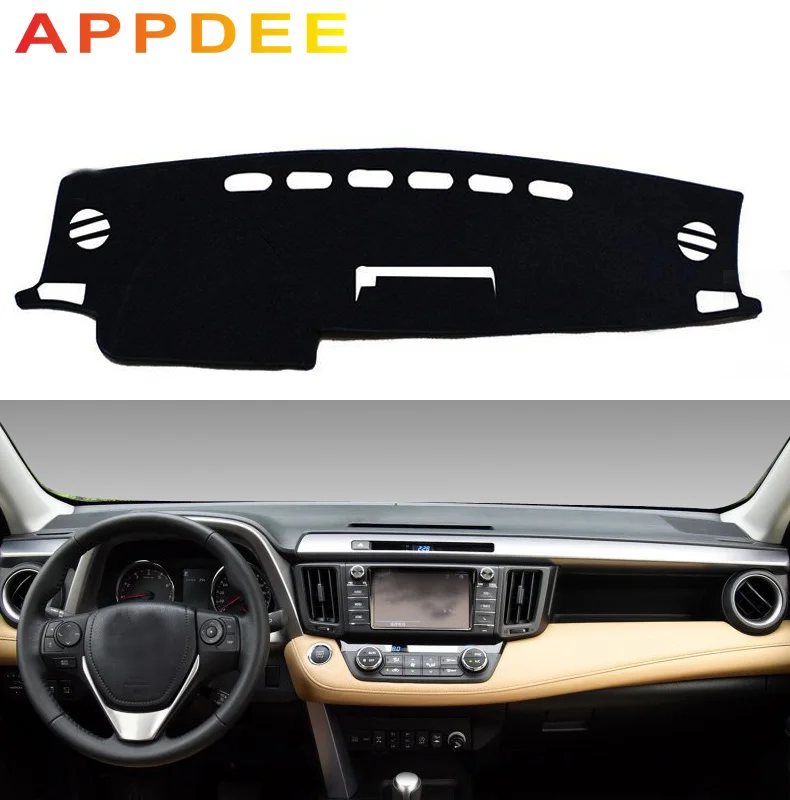 Us 15 18 40 Off Appdee Fit For Toyota Rav4 Xa40 2013 2014 2015 2016 2017 2018 Dashmat Dash Mat Dashboard Cover Pad Sun Shade Dash Board Cover Ca In