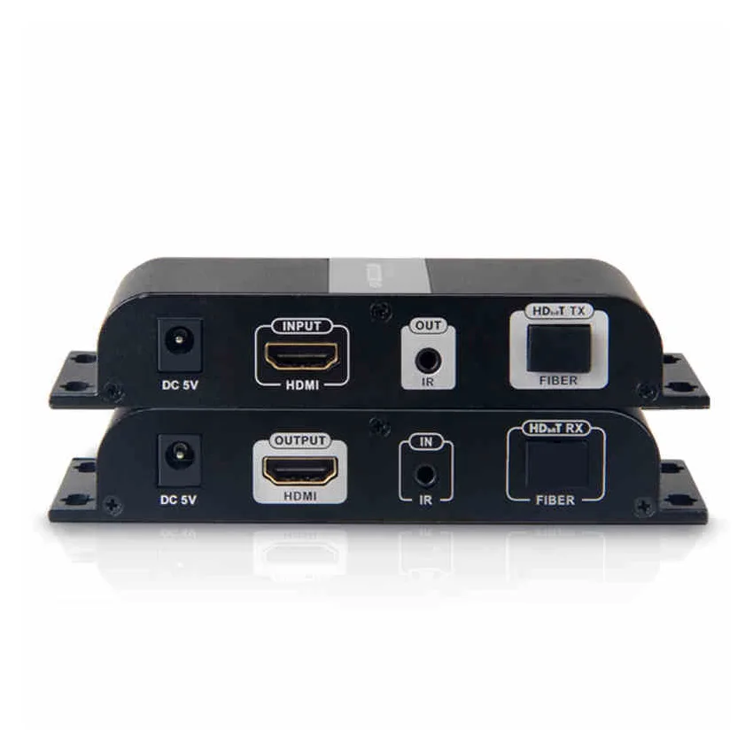  New HDBitT HDMI Extender over SC Optical Fiber support 1080P HDCP up to 20Km Transmitter and Receiv