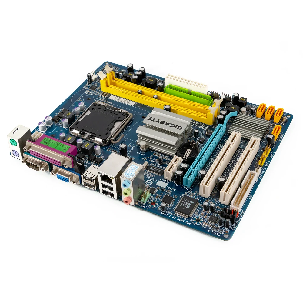 Gigabyte GA-G41M-ES2L оригинальная б/у настольная материнская плата G41M-ES2L G41 LGA 775 DDR2 8G SATA2 USB2.0 Micro-ATX