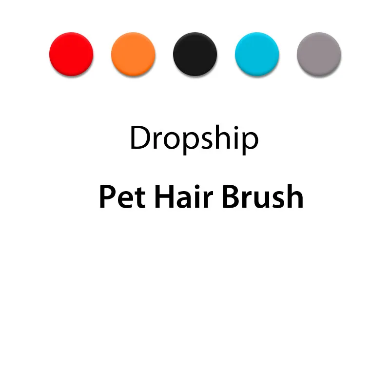 

5 Colors Pet Hair Remover Brush Double-Side Dog Combs Cat Dog Brush Fur Home Sofa Clothes Cleaning Lint Brush Self Cleaning Base