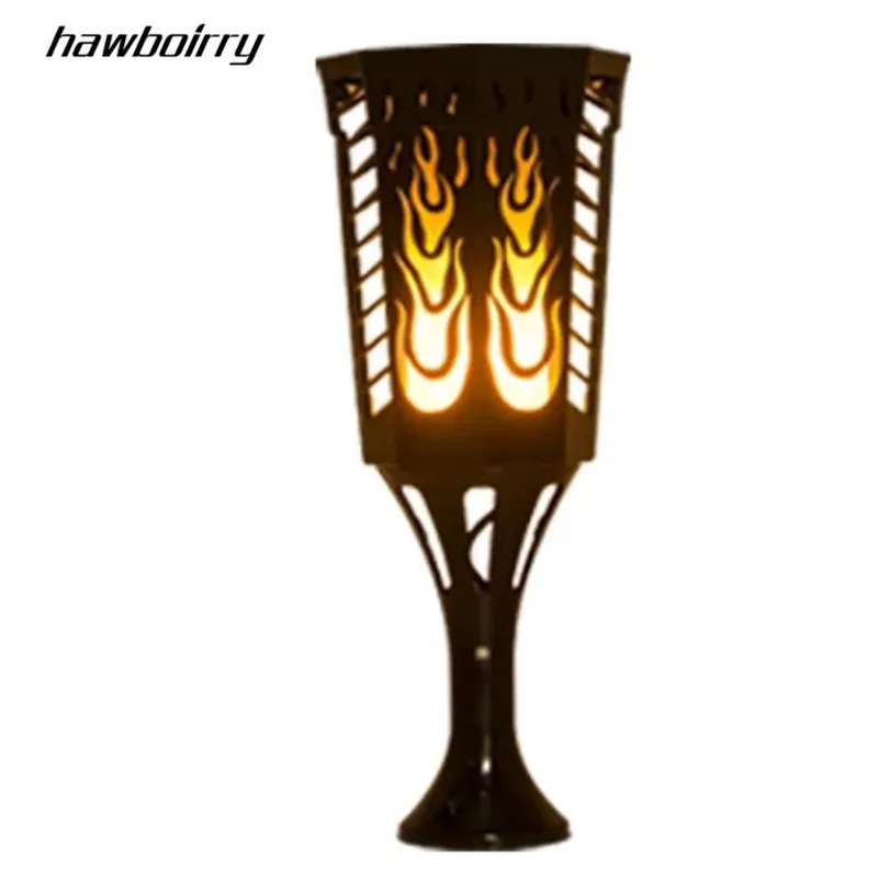 

HAWBOIRRY Solar LED Flame Lamp Waterproof Lawn Dancing Flicker Torch Lights Outdoor Garden Path Decoration Landscape Lights