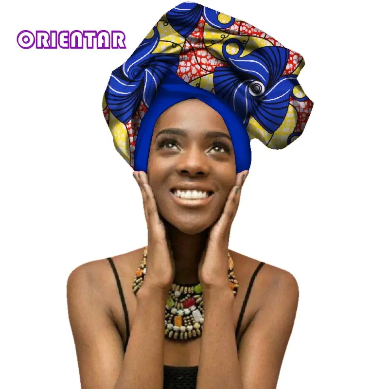 2018 Африканский женский платок на голову принт качественные хлопковые носки в африканском стиле традиционная базенская богатый Головные